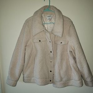 Arizona Jean Co Women's Cream Sherpa Jacket